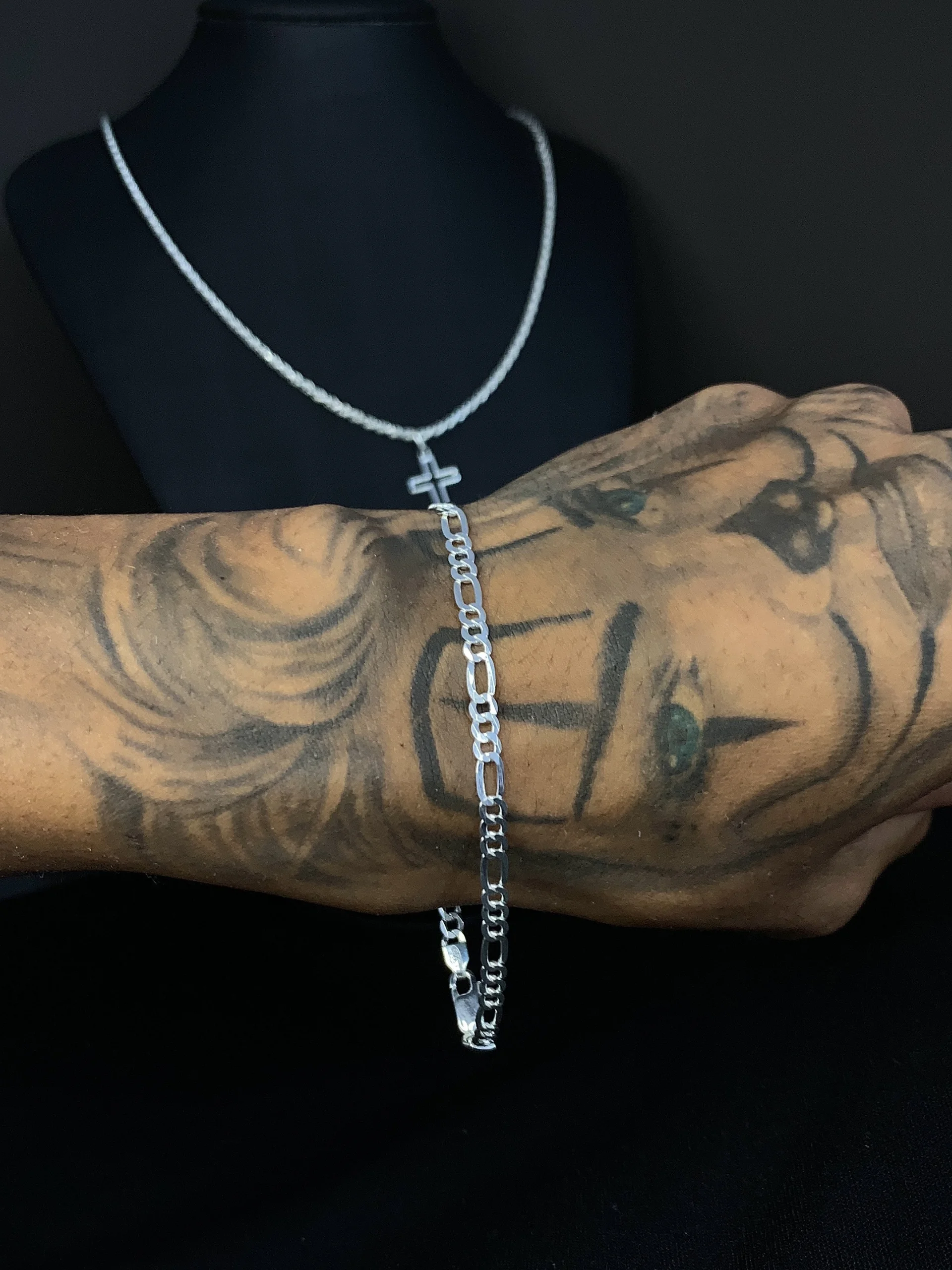 Pulseira Modelo 3x1 (10cm)-(4mm / 3.92g) - Imagem 2